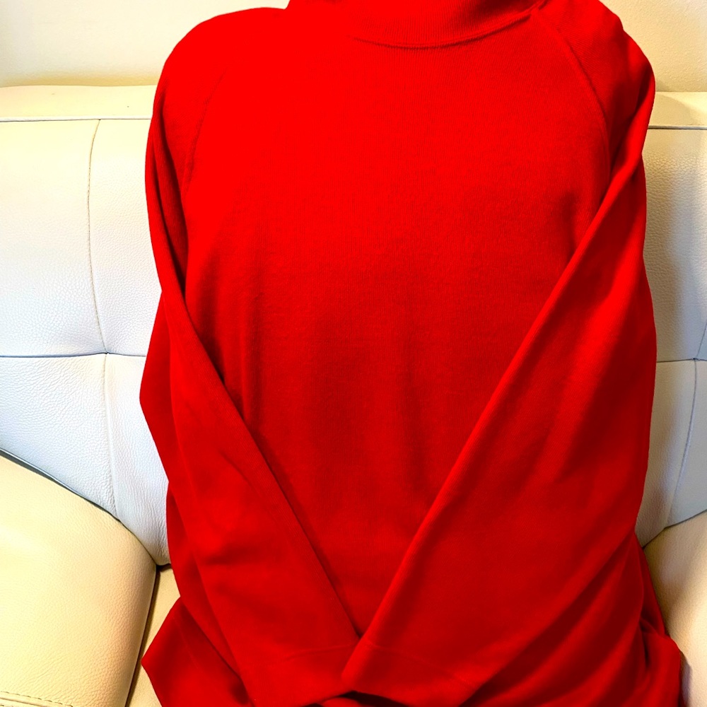 NY &Co Red Sweater with crew neck, ladies XXL